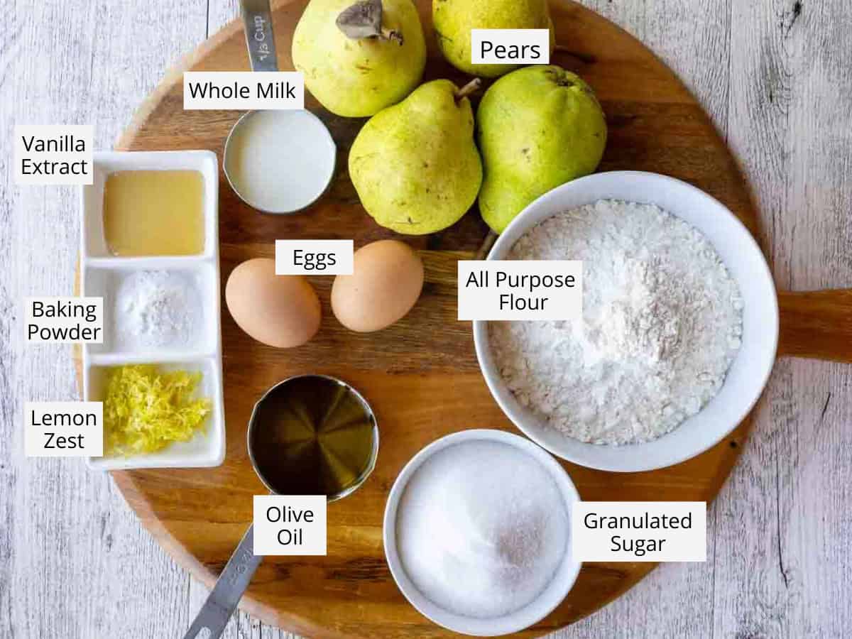 Ingredients for this recipe as in the recipe card viewed from above.