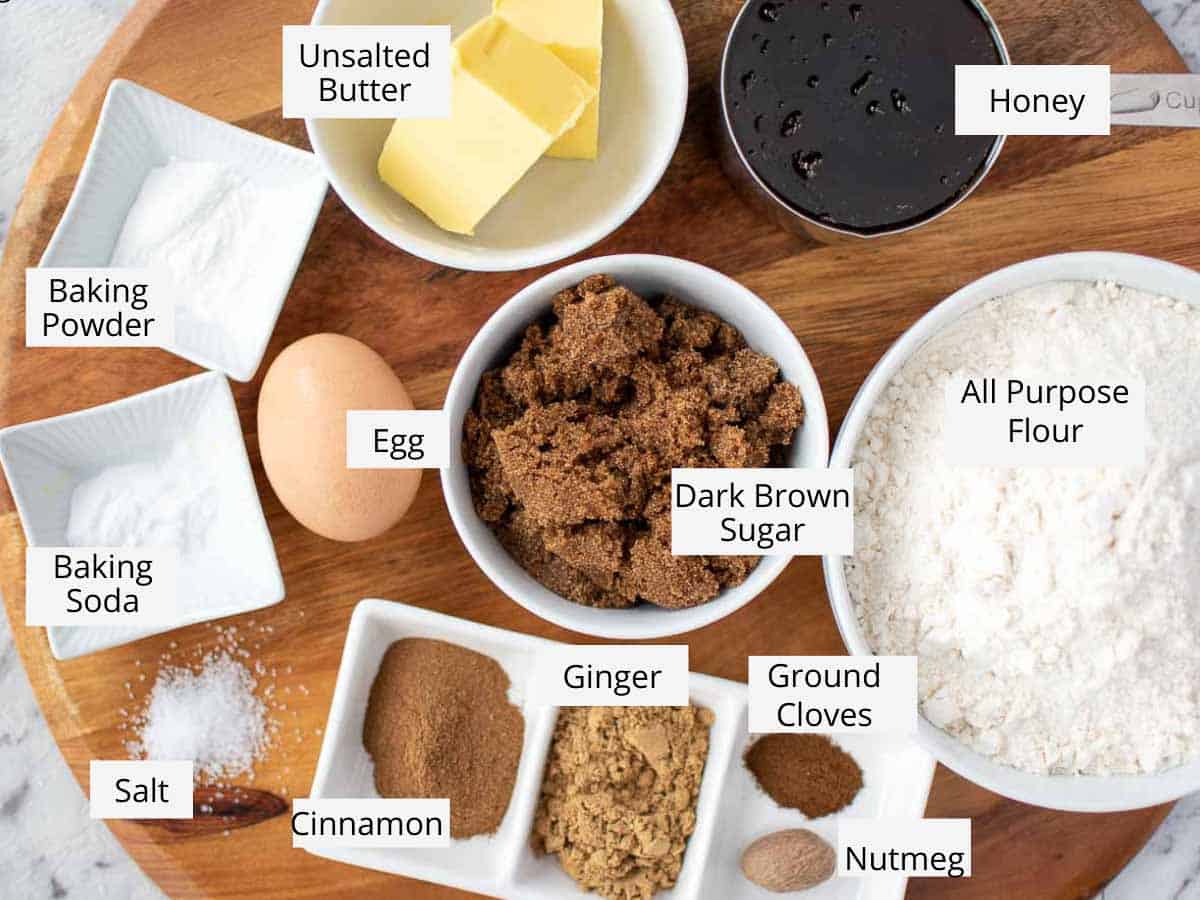 Ingredients for these cookies as in the recipe card.