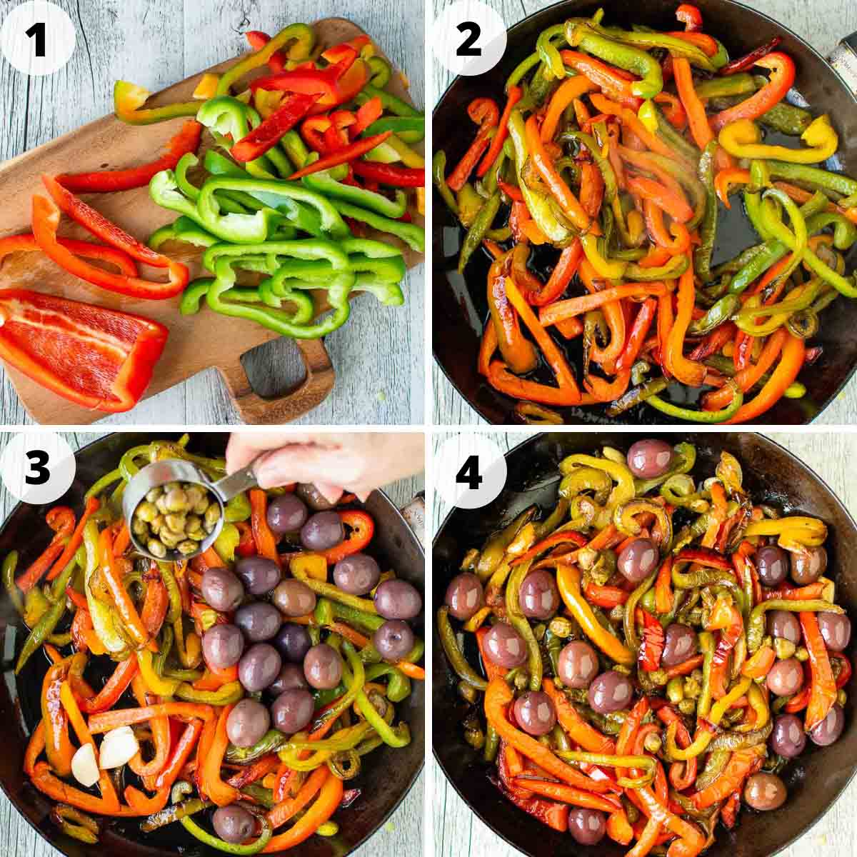 Four step process of making this recipe.