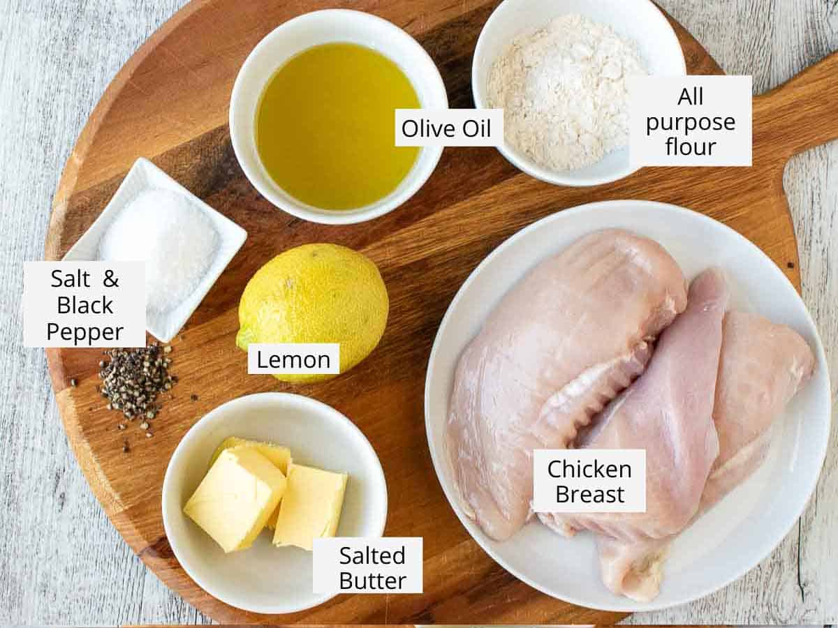 Ingredients for this chicken recipe as in the recipe card.