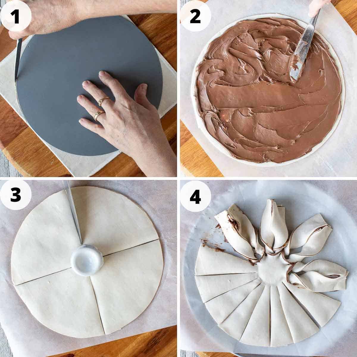 Four step process of making this recipe.