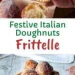 Frittelle coated in sugar in a brown paper bag.