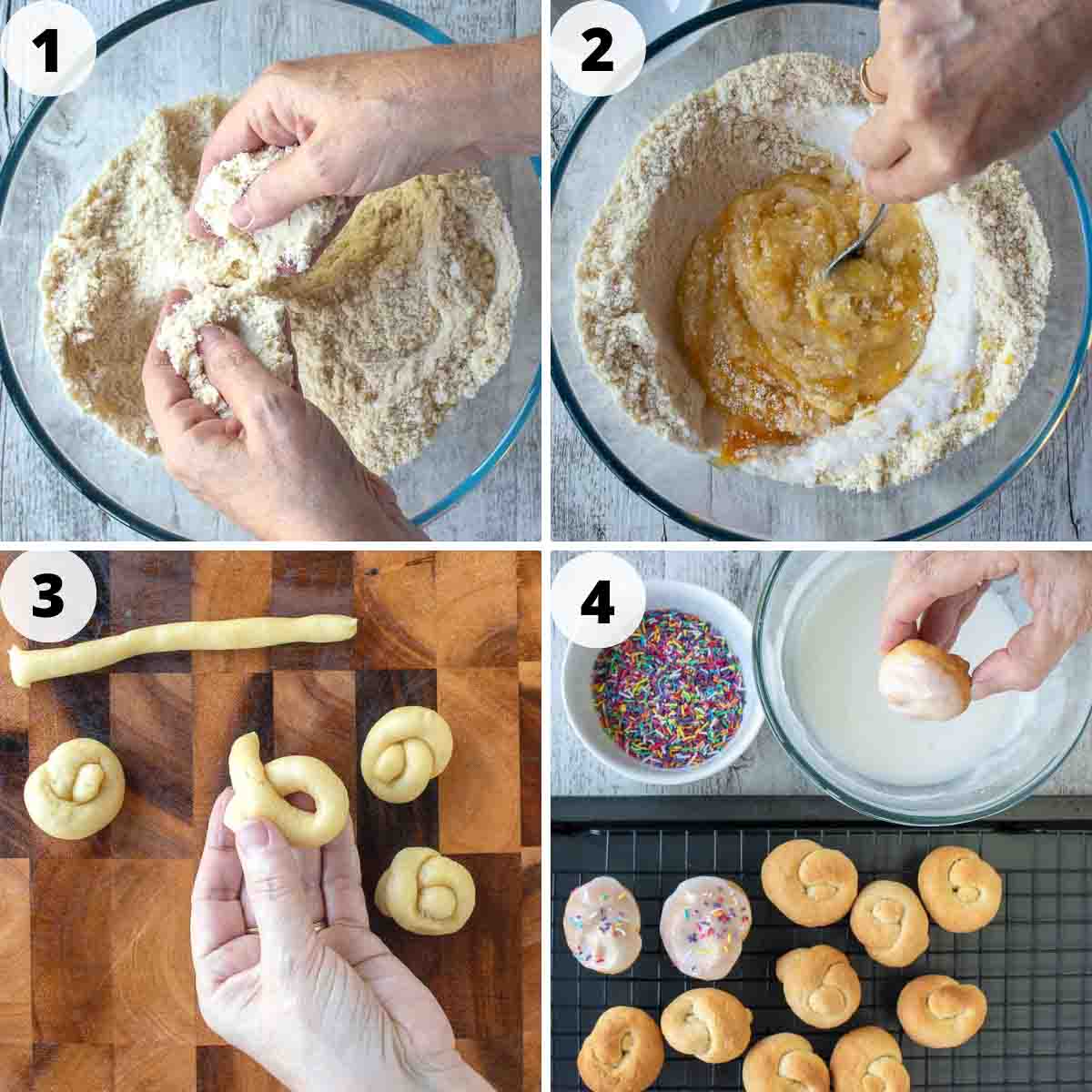 Four step process showing how to make this recipe.