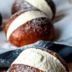 Italian Maritozzi filled with cream.