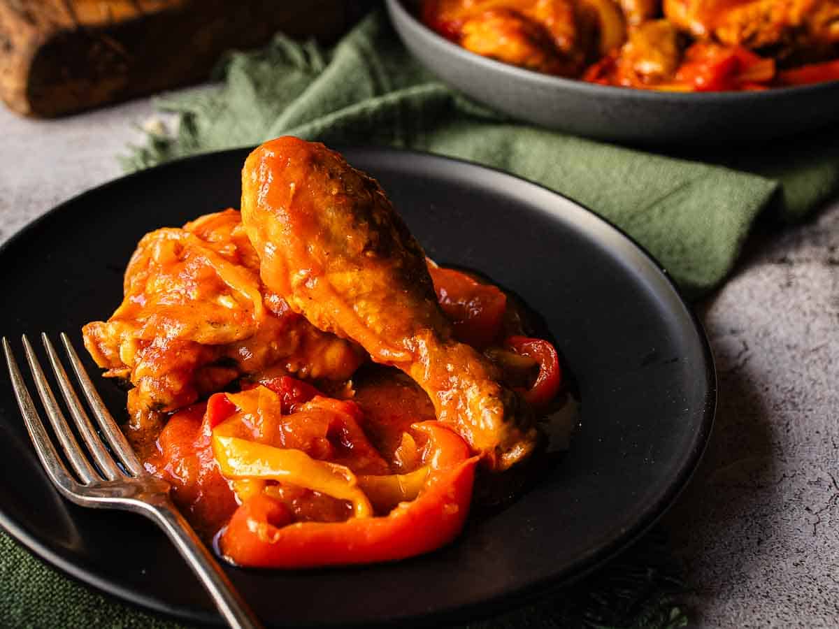 Enjoy a serving of the dish.