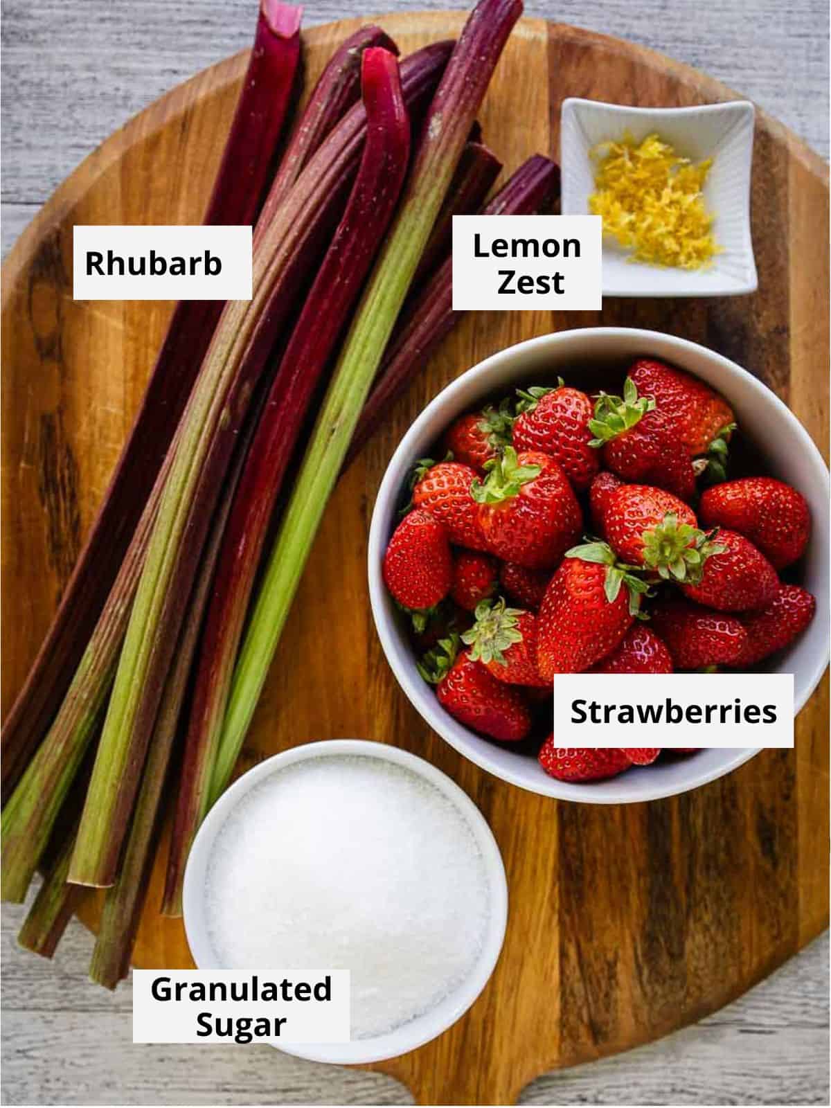 Ingredients for this recipe as in the recipe card viewed from above.